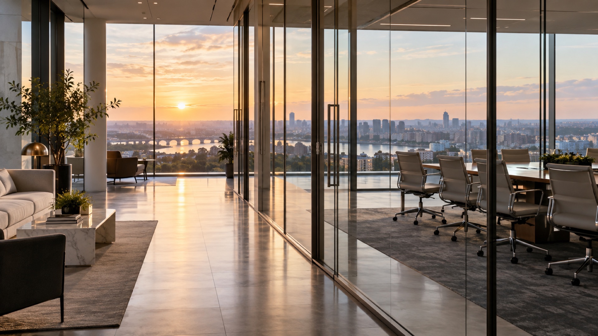 Clean modern office building corridor representing the DC Virginia Maryland service area